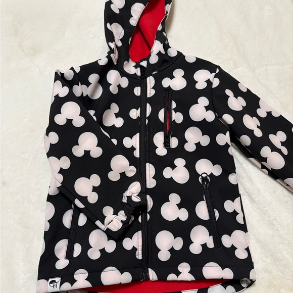 Disney Mickey Mouse Hooded Jacket - Black and White - Picture 2 of 4